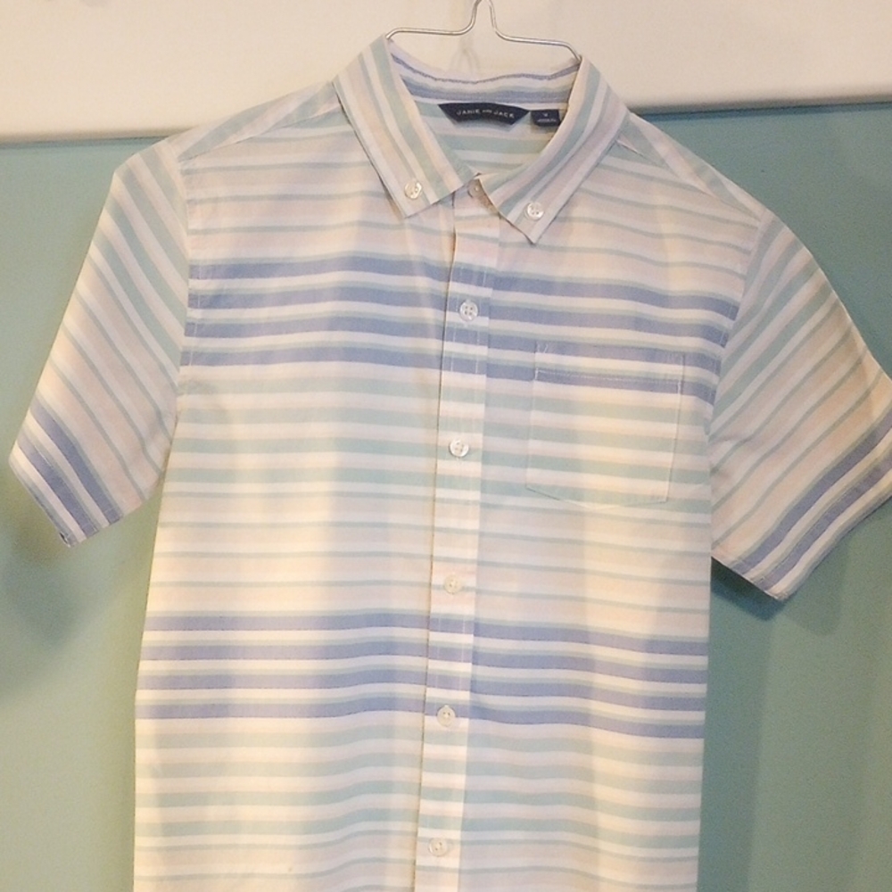 Janie And Jack Striped Shirt - Picture 2 of 7